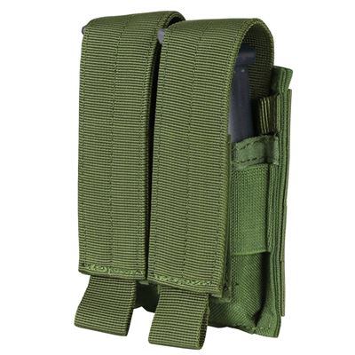 Sacoche MOLLE double pour chargeur M9 VERTE