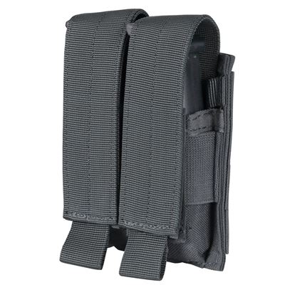Sacoche MOLLE double pour chargeur M9 GRIS