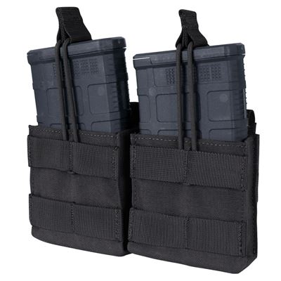 Sacoche MOLLE pour chargeurs 2xM14 ouverte NOIRE