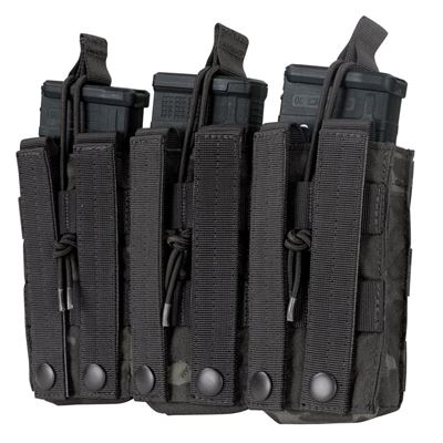 Sacoche MOLLE triple pour chargeur. 3xM4 ouvert. MULTICAM® BLACK CONDOR OUTDOOR MA27-021 2