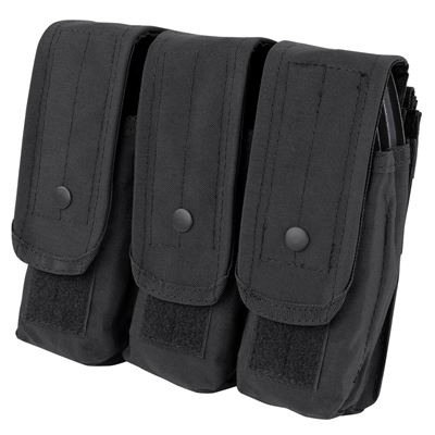 Sacoche MOLLE triple pour chargeurs AK NOIR