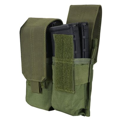 Sacoche MOLLE double pour chargeurs M4 VERTE CONDOR OUTDOOR MA4-001 2