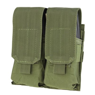 Sacoche MOLLE double pour chargeurs M4 VERTE