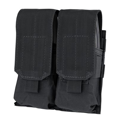 Sacoche MOLLE double pour chargeurs M4 NOIR