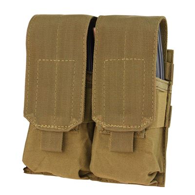 Sacoche MOLLE double pour chargeurs M4 COYOTE BROWN