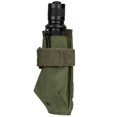 Étui MOLLE pour lampe torche VERT