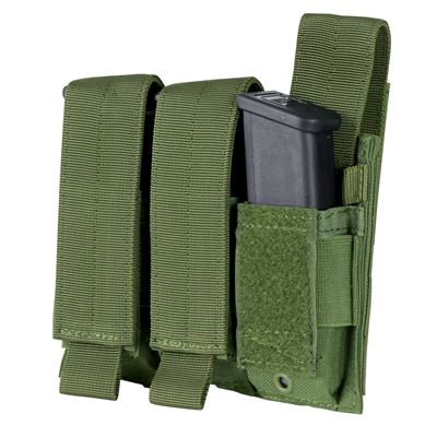 Sacoche MOLLE triple pour chargeurs M9 VERTE CONDOR OUTDOOR MA52-001 2