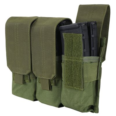 Sacoche MOLLE pour chargeurs 3xM16 VERTE CONDOR OUTDOOR MA58-001 3