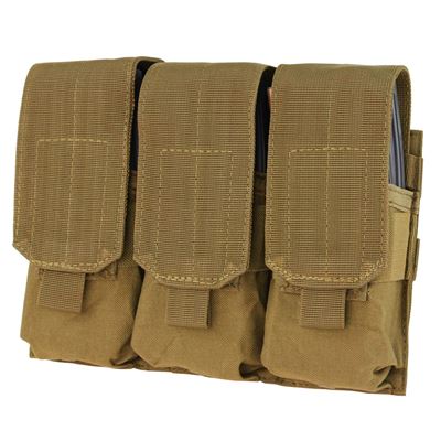 Sacoche MOLLE pour chargeurs 3xM16 COYOTE BROWN