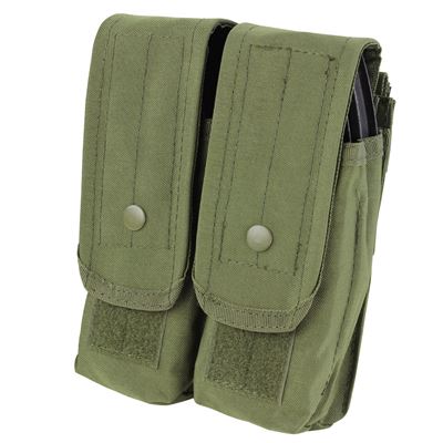 Pochette MOLLE pour chargeurs 4xAK ou 6xM16 VERTE