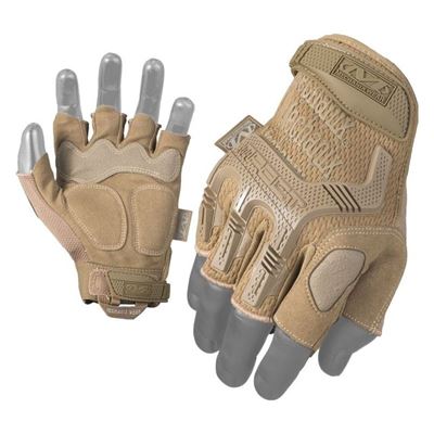 Gants Mechanix M-Pact SANS DOIGTS COYOTE