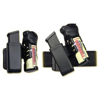 Étui rotatif pour chargeur 9 mm Luger et spray de défense SHT-04