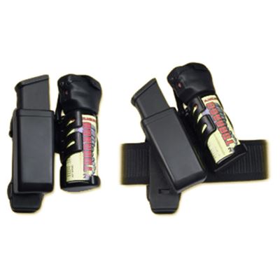 Étui rotatif MOLLE pour chargeur 9 mm Luger et spray SHT-14