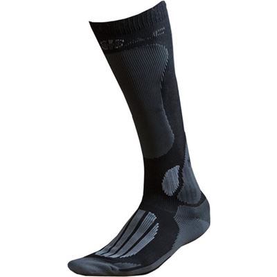 Chaussettes BATAC Mission - mi-bas GRIS/NOIR