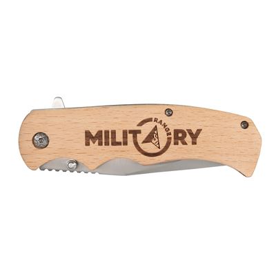 Couteau pliant MILITARY RANGE manche en bois MILITARY RANGE MR-18256 2