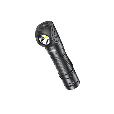 Lampe frontale M2R rechargeable, rectangulaire, multifonctionnelle, 1200 lumens, 120 mètres