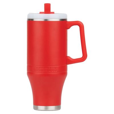 Tasse isotherme avec paille 1,2 l ROUGE  MS40ASC-200 4