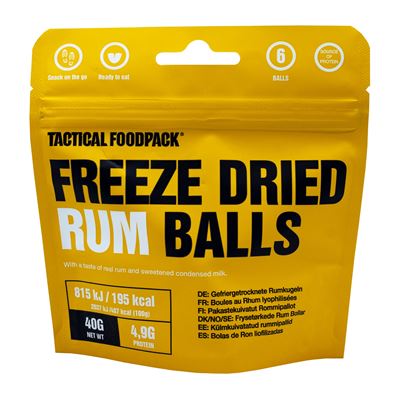 Aliment déshydraté boules au rhum TACTICAL FOODPACK N0015 2