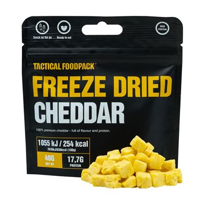 Aliment déshydraté morceaux de cheddar