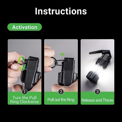 Grenade tactique d'entraînement éclairante 11 000 lumens - 130 décibels NEXTORCH ND30B 3