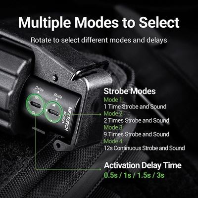 Grenade tactique d'entraînement éclairante 11 000 lumens - 130 décibels NEXTORCH ND30B 8