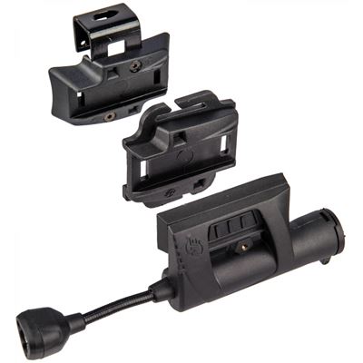 Lampe frontale CHARGE MPLS 3 couleurs + LED IR NOIRE  NE035-BK 3