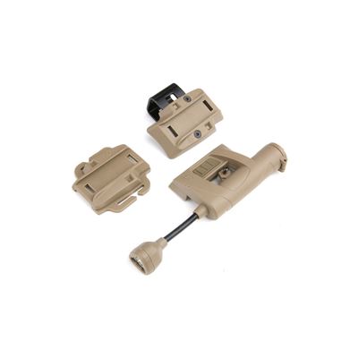 Lampe frontale CHARGE MPLS 3 couleurs + LED IR KHAKI  NE035-KH 2