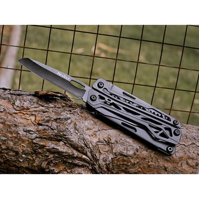 Pince multifonction BLACK KNIGHT avec jeu d'embouts NOIRS NexTool NE20151 9