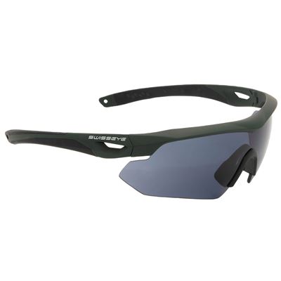 Lunettes légères de tir Nighthawk 3 verres monture VERTE