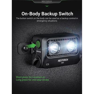 Éclairage de plaque d'immatriculation P21 3000 lumens NEXTORCH NXP21 5