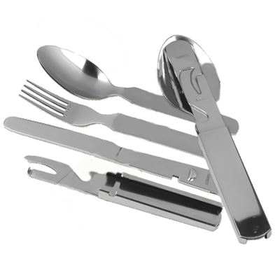 Couverts BW type KFS pliables 4 pièces INOX Helikon-Tex® NZ-BSW-SS-15 6