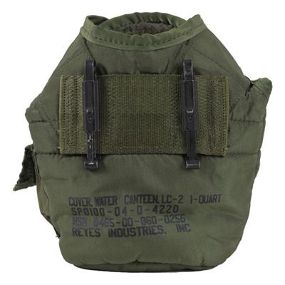 Étui pour gourde US ZELENÁ original, avec 2 clips Alice Armée américaine 143-klip 2