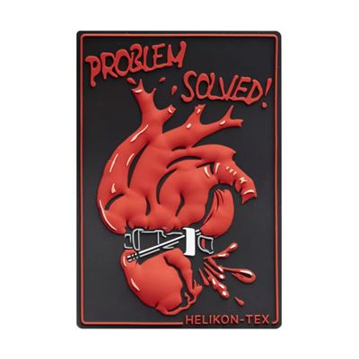 Écusson PROBLEM SOLVED ! velcro plastique