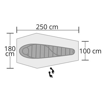 Tente pour 1 personne Hyggelig VERTE Origin Outdoors 310871 4