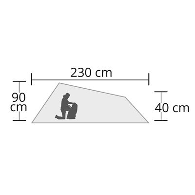 Tente pour 1 personne Hyggelig VERTE Origin Outdoors 310871 3
