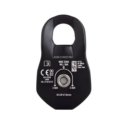 Poulie FIXE polyvalente NOIRE PETZL P006AA01 2