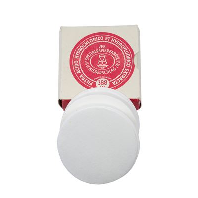 Papier filtre quantitatif circulaire 55 mm, lot de 100 pièces