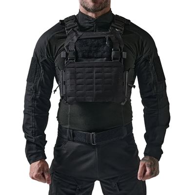 Gilet SPITFIRE® QR porte-plaques NOIR DIRECT ACTION® PC-SPTP-CD5-BLK 2