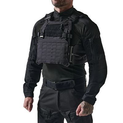 Gilet SPITFIRE® QR porte-plaques NOIR DIRECT ACTION® PC-SPTP-CD5-BLK 3