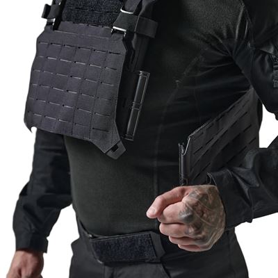 Gilet SPITFIRE® QR porte-plaques NOIR DIRECT ACTION® PC-SPTP-CD5-BLK 8