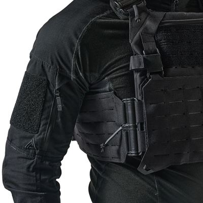 Gilet SPITFIRE® QR porte-plaques NOIR DIRECT ACTION® PC-SPTP-CD5-BLK 10