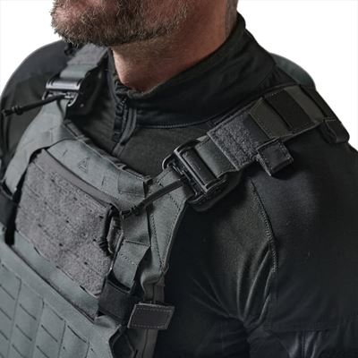 Gilet SPITFIRE® QR porte-plaques SHADOW GREY DIRECT ACTION® PC-SPTP-CD5-SGR 8
