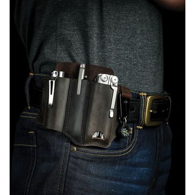 Étui ceinture PJ29 Multi Tool CUIR MARRON  PJ29-BRN 6