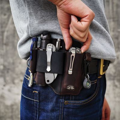 Étui ceinture PJ36 Multi Tool EN CUIR MARRON  PJ36-BRN 2