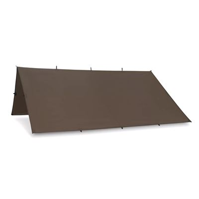 Bâche de bivouac SUPERTARP® anti-étincelles petite EARTH BROWN