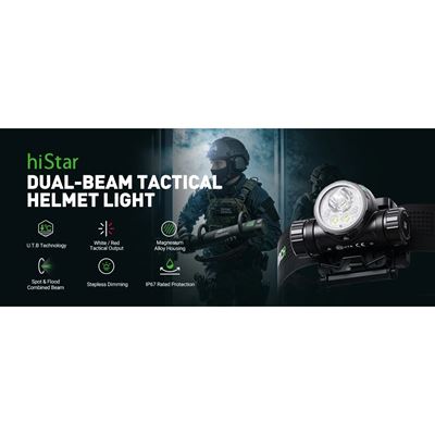Lampe frontale rechargeable HISTAR pour casque NEXTORCH PS520379 6