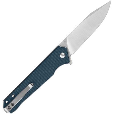 Couteau pliant MAMBA V2 lame lisse BLEU QSP QS111-H1 2