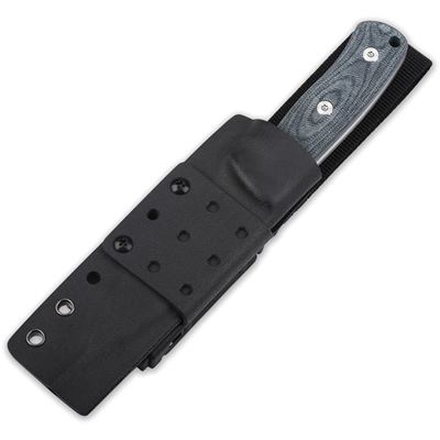 Couteau BISON V2 à lame fixe DENIM BLEU QSP QS134-B 3