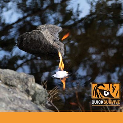 Allume-feu imperméable QUICK SURVIVE, paquet de 12 pièces QUICKSURVIVE QSVQS12 3