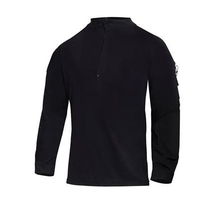 Chemise tactique avec fermeture éclair AIRSOFT COMBAT NOIRE ROTHCO 10216 2